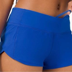 Caribbean Blue Speed Up Low-Rise Lined Short 2.5"